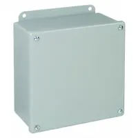 HOFFMAN Enclosure: Steel, 4 in x 4 in x 4 in, NEMA 12/13, Solid Cover, Screw On (MPN A4044SC)