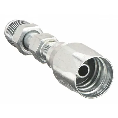 AEROQUIP Hydraulic Hose Fitting: -4 For Hose Dash Size, 7/16 in x 1/4 in Fitting Size - Steel Reusable Hydraulic Hose Fittings
