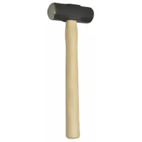 Steel Engineering Hammer: Wood Handle, 2 lb Head Wt, 1 3/8 in Dia, 11 in Overall Lg, Octagonal Shape (MPN 20JX60)