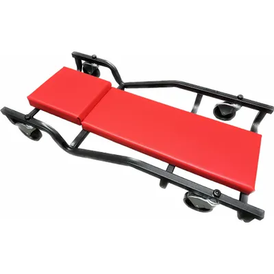 WHITESIDE Heavy-Duty Steel Creeper, 480 lb Capacity, Padded Headrest - Creepers