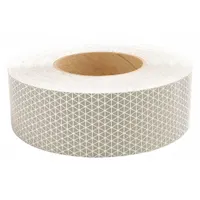 Reflective Sticker: Construction/Emergency Vehicles/Trucks and Trailers, White, 2 in Wd, 50 yd Lg (MPN 18796)