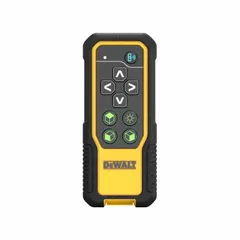 Remote control for wireless operation of compatible box levels. Overall height 1 3/8 in, width 2 11/16 in. Used in construction layout tasks for remote level adjustment.