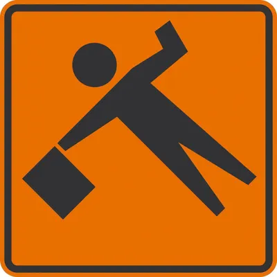 LYLE Flagger Ahead Sign - Flagger Ahead Signs