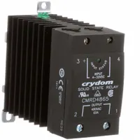 CRYDOM Solid State Relay: DIN-Rail Mounted, 65 A Max Output Current, SCR, AC Output (MPN CMRD4865)