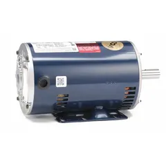 Open Drip Proof (ODP) 3-phase AC motor with rigid base mount. Delivers 2 hp at 1750 RPM on 230/460V AC, drawing 6.0/3.0 A full load. Suitable for general-purpose industrial equipment such as pumps, fans, conveyors, and compressors.