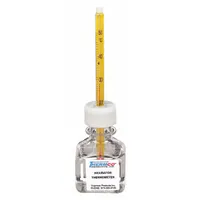 THERMCO Bottle Thermometer: 18°C to 50°C, +/-1°C, 30 mL Bottle Volume, Glycol (MPN ACCI0301S)