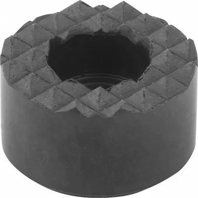 KIPP Counterbored Insert w/Flat Face: 16 mm Dia, 4.5 mm Bore Dia, 10 mm Ht - Counterbored Steel Inserts with Serrated Face