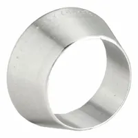 HAM-LET Compression Fitting Ferrule: 10 mm OD Fitting Size, Compression, Stainless Steel (MPN 760LF-SS-10MM)