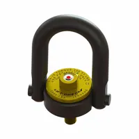 JERGENS Hoist Ring: Pivot/Swivel, w/Indicator, 5/8"-11, Max. 4,000 lb, Lifting/Pulling (MPN 23514LC)
