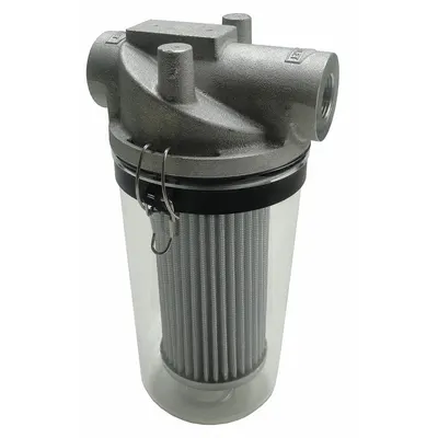 SOLBERG T-Style Inlet Vacuum Filter: 5 micron Rating, 99% Efficiency, 7 in Outside Dia - T-Style Vacuum Pump Inlet Filters