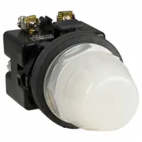 EATON Pilot Light: 30 mm Panel Mounting Size, White, LED, 120 V AC/DC Max Volt Rating (Supply) (MPN HT8HFWF7)