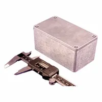 HAMMOND Enclosure: Die-Cast Aluminum, 4 in x 2 in x 2 in, NEMA 1/12/13/4/4X, Solid Cover, Screw On (MPN 1550Z111)