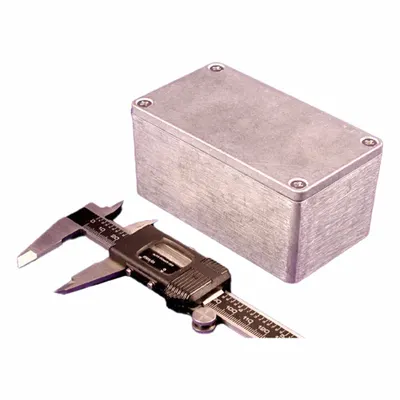 HAMMOND Enclosure: Die-Cast Aluminum, 4 in x 2 in x 2 in, NEMA 1/12/13/4/4X, Solid Cover - Aluminum Enclosures