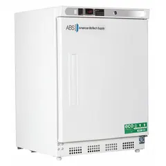 This general purpose lab freezer provides 4.2 cu ft of storage capacity with a temperature range of -25°C to -15°C. It features manual defrost and a right-hinged door. Suitable for storing biological samples, reagents, and other temperature-sensitive materials in laboratory environments.