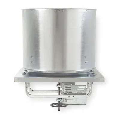 Dayton Axial Upblast Roof Exhaust Fan: Belt Drive, 60 in Blade - Clean Air Belt-Drive Fans without Drive
