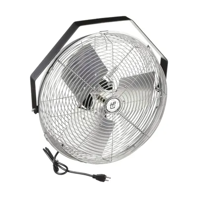 FOSTORIA Mounted Fan: 18 in Blade Dia, 3 Speeds, 120V AC, 1/8 hp Motor - Standard Industrial Fan Heads
