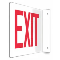 Safety Sign: PETG, Mounting Holes Sign Mounting, 8 in x 12 in Nominal Sign Size, Not Retroreflective (MPN 480W76)