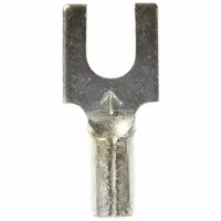3M Fork Terminals: Bare, #6 Stud Size, 22 AWG – 18 AWG Wire Range, Block Fork, 600 V (MPN M18-6FBX)