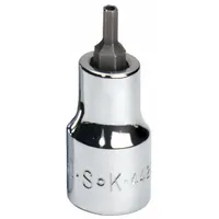 SK PROFESSIONAL TOOLS Socket Bit: 3/8 in Drive Size, Security Hex Tip, 5/32 in Tip Size, SAE (MPN 44210)