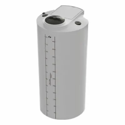 PEABODY ENGINEERING Vertical Liquid Storage Tank, 175 gal, Closed Top, LLDPE - Vertical Liquid Storage Tanks