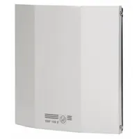 Standard ducted through-the-wall exhaust fan for removing stale air, odors, and moisture from enclosed spaces. Operates at 115V AC with a 4-inch duct connection. Suitable for residential and light commercial ventilation applications