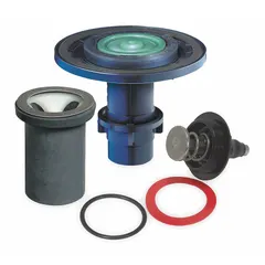 This diaphragm assembly is a replacement part for Royal® series flush valves used in urinals with a 1 gpf rating. It includes a High Back Pressure Vacuum Breaker Repair Kit. Suitable for commercial restroom maintenance.