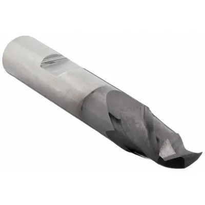 CLEVELAND Square End Mill: High Speed Steel, TiCN Coated, 2 Flute, 5/16" Mill Dia - General Purpose High-Speed Steel Square End Mills