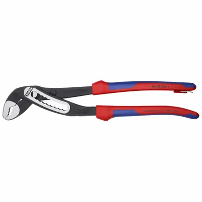 KNIPEX Water Pump Plier: V, Groove Joint, 2 3/4 in Max Jaw Opening, 12 in Overall Lg - V-Jaw Tongue & Groove Pliers