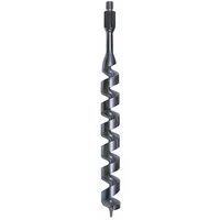 AMS Flighted Screw Auger Head: Carbon Steel, 5/8 in Connection Size, 2 in Overall Dia, Threaded (MPN 405.05)