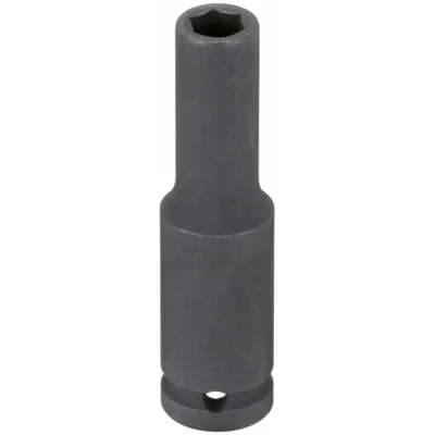 WESTWARD Impact Socket: 1/4 in Drive Size, SAE, 5/16 in Socket Size, 6-Point, Deep - 1/4" Drive Impact Sockets
