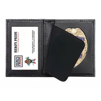 HEROS PRIDE Badge Holder: Black, Leather (MPN 9100-0001)