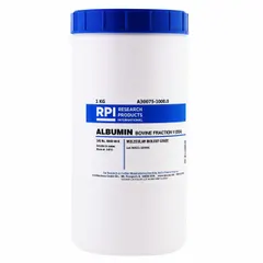 Lab-grade protease inhibitor supplied as a powder in a plastic container. Suitable for use as a blocking agent or stabilizer in biochemical assays and protein research. pH range 6.5 to 7.5. 1 kg volume.