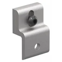 Mesh Panel Retainer: For Mesh Panel, Anodized, Silver, Aluminum, Inch, Faztek 10 Series (MPN 10AC7806)