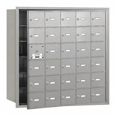 SALSBURY INDUSTRIES Mailbox: 4B+, 30 Doors, Horizontal, 35 1/4 in H x 35 3/4 in W x 16 1/2 in D - Multi-Unit Mailboxes