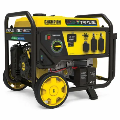 CHAMPION POWER EQUIPMENT Portable Generator: Conventional, Gasoline/Natural Gas/Propane - Conventional Generators