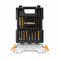 HOLEMAKER TECHNOLOGY Drilling Kits: 14 Pc, 1/4"-20 to 1/2"-13 Taps, 5/16" to 27/64" Drills (MPN STC-ETOP2-IK01)
