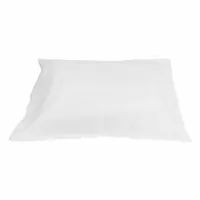 MEDSOURCE Pillowcase: Std, 30 in Overall Lg, 22 in Overall Wd, White, Polypropylene, Flat Corner (MPN MS-003PL)