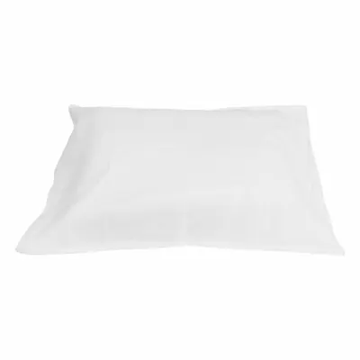 MEDSOURCE Pillowcase: Std, 30 in Overall Lg, 22 in Overall Wd, White, Polypropylene - Disposable Sheets