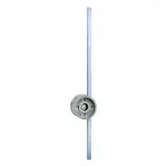 Fixed rod lever actuator for XCKM series limit switches. Maximum arm/operator length of 4.84 inches. Used for mechanical actuation in industrial automation applications such as conveyor systems, packaging machinery, and material handling equipment.