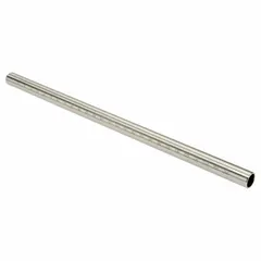 Stainless steel round tube for use with Ruland MT15 swivel components in sensor and conveyor rail mounting kits. Includes scale graduation for alignment. 15 mm diameter, 100 mm length, no bracket hole.