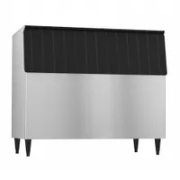 Ice Bin: 900 lb Storage Capacity, Top Hinged, 46 in Ht, 52 in Wd, 32 1/2 in Dp, Stainless Steel, FPT (MPN B-900SF)