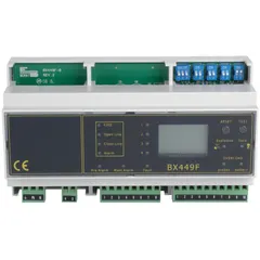 Gas detection center Din rail 4 probes