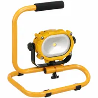APPROVED VENDOR Temporary Job Site Light: 1,100 lm Max Brightness, LED, 1, 1 Brightness Levels, IP65