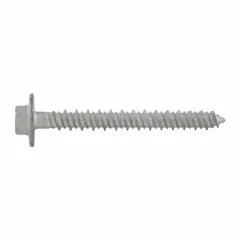 This hex-head screw anchor is designed for fastening into concrete, masonry, brick, or block. Made from case-hardened steel with a Stalgard finish for corrosion resistance, it features a pointed tip for easy starting and is removable. Supplied in a 1,000-pack, the anchor has a 3/16 in diameter and 2-1/4 in overall length, using inch-system measurement.
