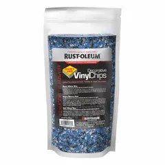 Vinyl-based floor coating additive for interior use. Broadcast into wet floor coatings to create a textured, multi-color finish. Color blend: Black/Blue/White. Coverage: 0.002 lb/sq ft. Supplied in a 1 lb container.