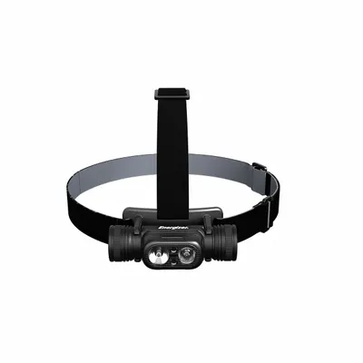 ENERGIZER Headlamp: Rechargeable, 1,150 lm Max. Brightness, 125 m Max Beam, 3 Light Outputs - Rechargeable Headlamps