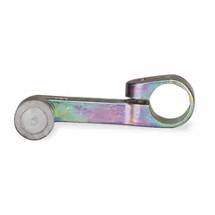 Fixed roller lever accessory for limit switches with a rotary lever roller actuator and outside offset roller position. Arm/operator length is 2.5 inches. Compatible with TELEMECANIQUE SENSORS 9007FT series limit switches. Used to detect position of moving parts in industrial machinery and automated systems.