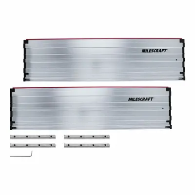 MILESCRAFT 1408 Track Saw Guide Rail, 55 in Lg, Track Saw Guide Compatible - MILESCRAFT Guide Rails & Accessories