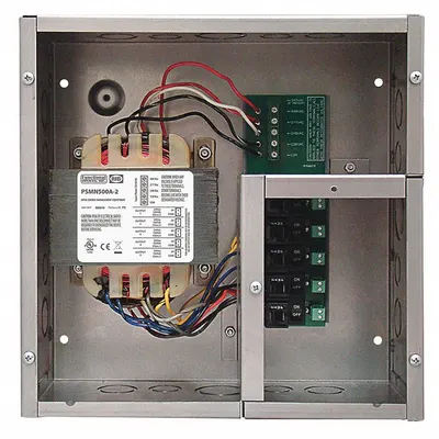 FUNCTIONAL DEVICES INC / RIB Low Voltage Power Supply: 500 VA Power Rating, 24V AC - Enclosed & Panel Mounted Class 2 Transformers