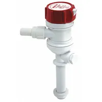 Livewell Pump: 500 gph Max Flow, Through-Hull Straight Pickup Tube, Intake Connection 4 3/4 in NPS (MPN 401STC)